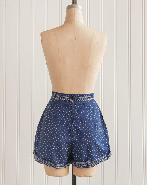 1960s Bandana Print shorts
